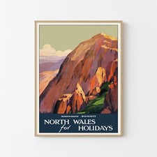 Wales Snowdon Britain Vintage