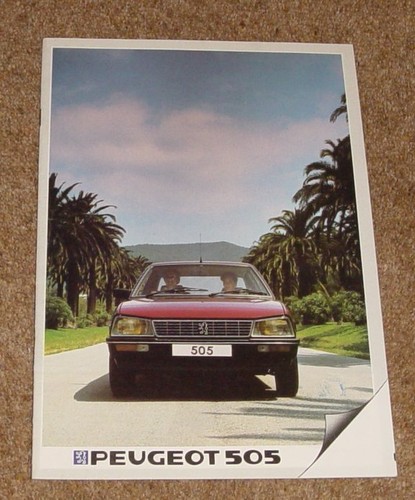 Peugeot 505 saloon brochure - 505,