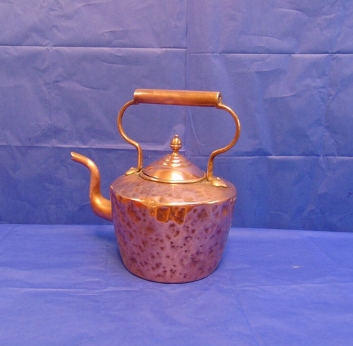 Copper kettle tea pot antique - copper,
