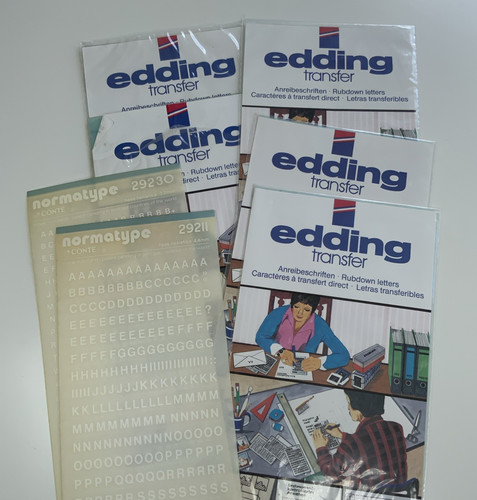 Edding transfers letters - edding,