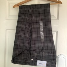 Men’s Grey Checked 100%