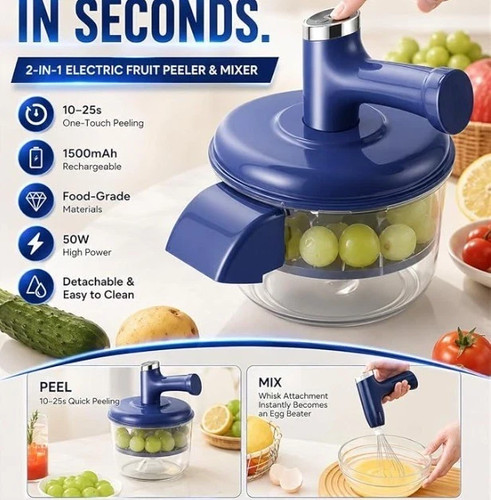 Electric food garlic peeler - food,