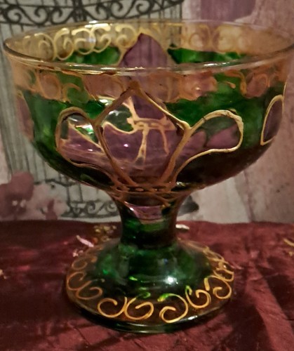 Bohemian style colored - colored, glass