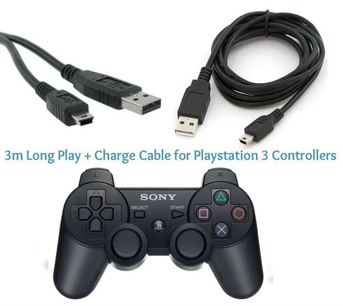 Long play charge cable - 3m,