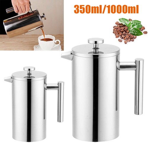 Stainless steel cafetiere - stainless,