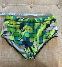 Funky Trunks Boys 12 28 Swim Shorts Briefs Eco Palm Off Pattern 