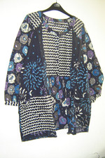 NWOT *Gudrun Sjoden* beautiful Liselott organic cotton artist's smock M 44"