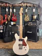 Sterling by Music Man JV60 James Valentine Signature Transparent Buttermilk