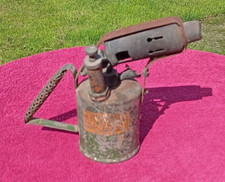 Vintage Monitor blow torch blow lamp 26? wartime spec steel tank blowtorch