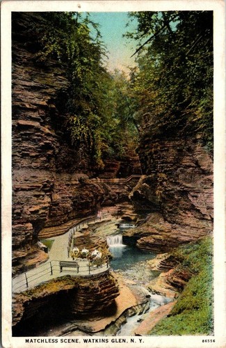 Postcard matchless scene - postcard,