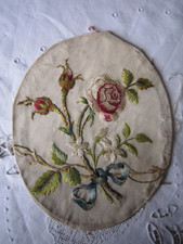 Antique Embroidery Rose Posy