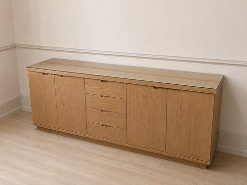 Bespoke oak sideboard - oak,