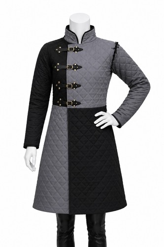 Medieval quilted gambeson coat - quilted,