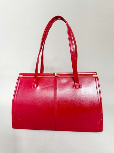Vintage patent leather red