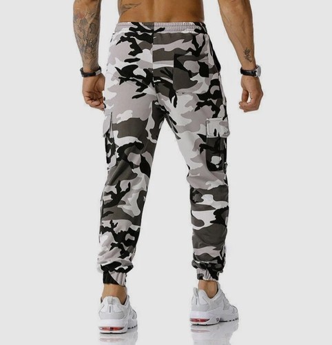 Mens cargo joggers elasticated - mens,