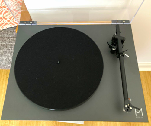 Rega planar black turntable - 1,