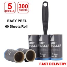 5 x Rolls Lint Roller Remover