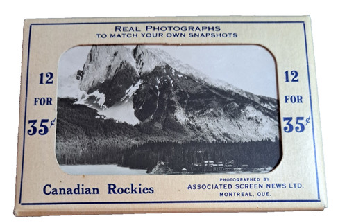 Postcard canadian rockies real - postcard,