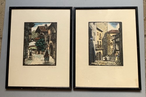 Juan castells marti woodcut - marti,