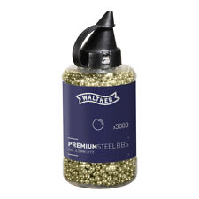 Walther Premium 4.5mm .177 0.36g Steel BB Bottle 3000 Gold 