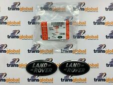 Range Rover Sport 4.2 V8 Supercharged Black & Silver Grille Badges x2- Gen LR