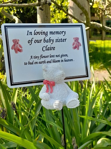 Personalised baby grave - personalised,