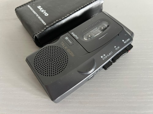 Sanyo talk book microcassette - sanyo,