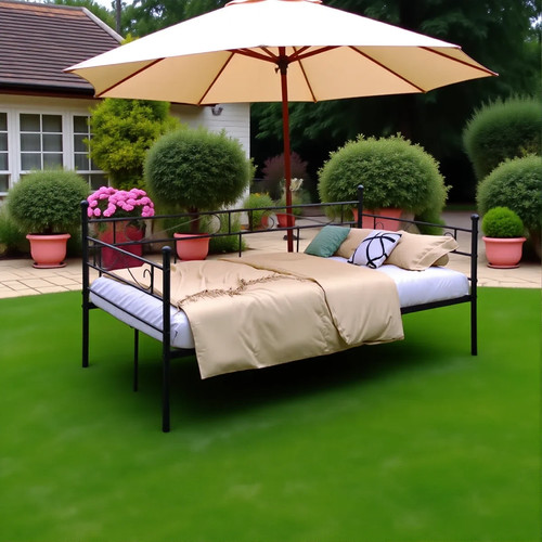 Seater garden metal outdoor - 3,