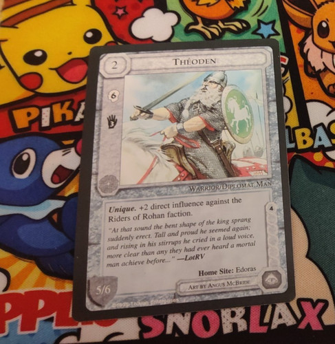 Middle earth ccg tcg theoden - middle,