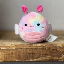 Squishmallows Squishville - Micromallow Squishmallow - Iris Rainbow Butterfly 2”