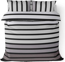 Soho Black Stripe Duvet Cover