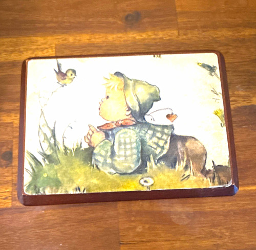 Vtg hummel wooden - wooden, music