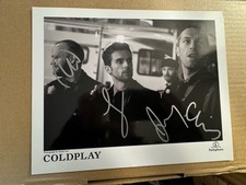 Coldplay photo - hand signed