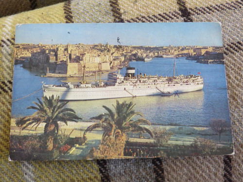 Postcard dunera british - postcard., dunera,