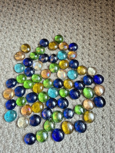 Decorative glass beads nuggets - glass,