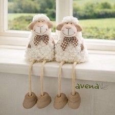 Set of TWO Cute White Sheep