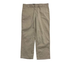 Dickies 874 Trousers W40 L29 Mens Beige Pants Original Straight Fit Workwear