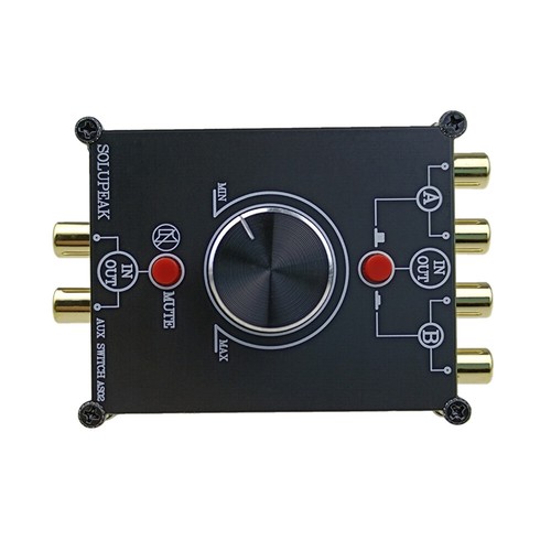 Way stereo rca - rca, switch