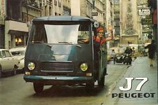 Peugeot J7 1971-1972 UK Market Sales Brochure Van Pick-Up Platform Truck Minibus