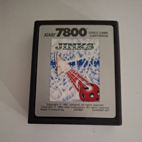 Atari 7800 jinks tested - jinks,