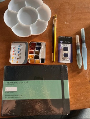 Watercolour sketchbook half - sketchbook,,