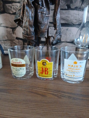 Vintage whiskey glasses - x,