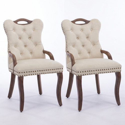 Velvet dining chair - set, 2