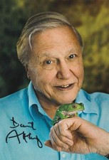 David Attenborough Hand Signed