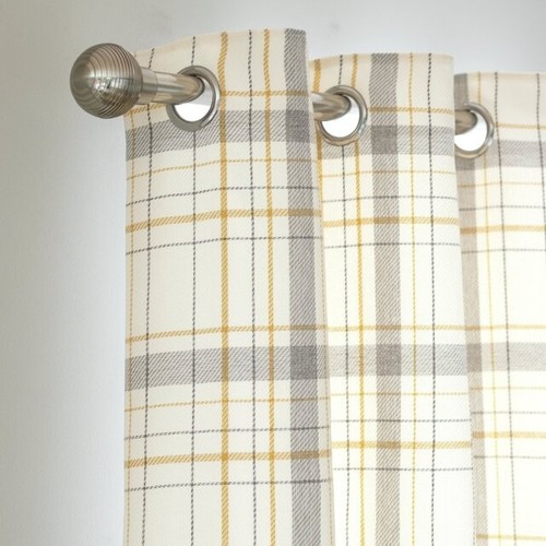 Habitat check eyelet - eyelet, curtains