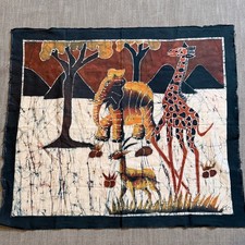 African batik hand dyed - african,