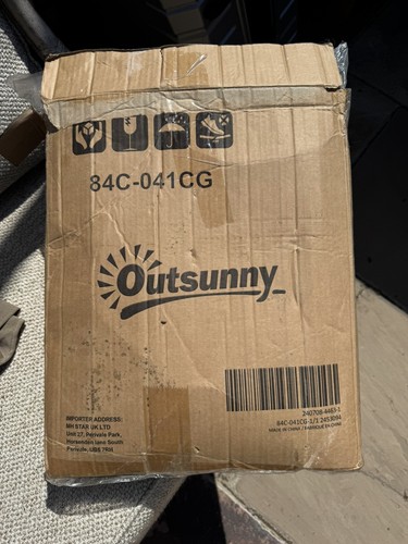 Grey outsunny tier - outsunny,