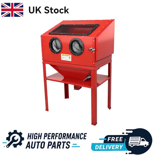 Sandblasting cabinet shot - shot, red