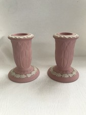 2 Wedgwood Pink Jasperware