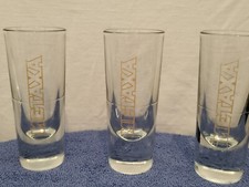 Vintage METAXA Brandy Glass with drink measurement line & Heavy Solid Bottom X 3